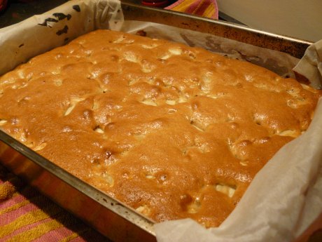 Friendship cake with apples