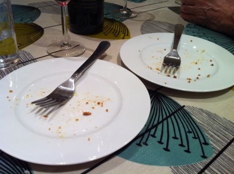 cleared plate