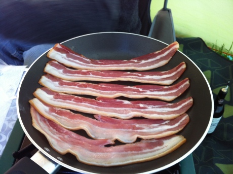 Camping bacon