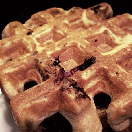 Blueberry waffle recipe